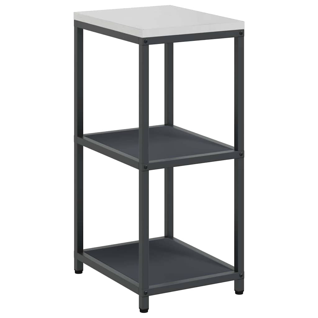 Kitchen Storage Shelf with Shelf with Storage Anthracite Steel